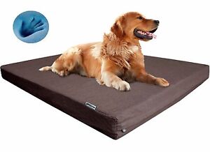 Waterproof Memory Foam Pet Bed Durable Denim for Medium Extra Large XL Dogs Pets