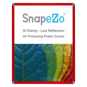 SnapeZo® Red 16x20 Round-Cornered Poster Frame - 1" Profile - Picture 1 of 5
