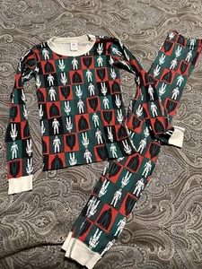 Hanna Andersson Star Wars Pajama PJ Set Stormtrooper Size 150/ 12 Organic Cotton - Picture 1 of 8
