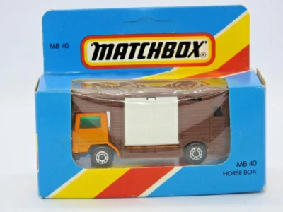 MATCHBOX LESNEY RARE HTF 1983 No.40 HORSE BOX MINT IN VNM UNOPENED UNHUNG M BOX - Image 1 of 4