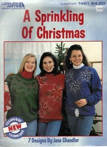 A Sprinkling of Christmas 7 Designs by Jane Chandler Leisure Arts Leaflet 1461 - Picture 1 of 1