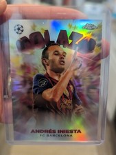 2022-2023 topps uefa club competitions ANDRÉS INIESTA Golazo 