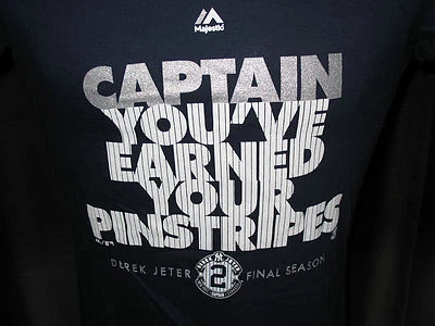 Camiseta Derek Jeter New York Yankees #2 Temporada Mujer Azul Nueva Con Etiquetas MLB Salón de la Fama Foto 1 de 3