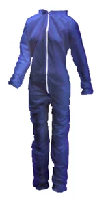 Ampri Med Comfort Einweg PP-Overall mit Stehkragen Blau Größe XXL Schutzanzug - Bild 1 von 1