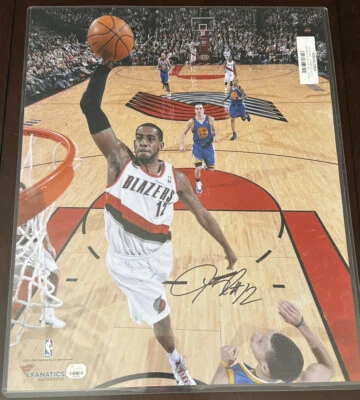 Foto autógrafa firmada por LaMarcus Aldridge 16x20 auto fanáticos certificado de autenticidad Foto 1 de 4