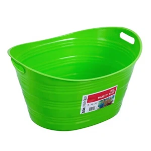 Box Sweden Party Tub 30L w/ Handles Ice Drinks Bucket Storage Container Assorted - Picture 1 of 10