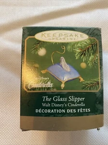 Aschenputtel GLAS HAUSSCHUH Miniatur Punze Weihnachtsschmuck (2001) - Bild 1 von 4