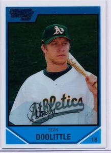 2007 BOWMAN CHROME DRAFT PICKS & PROSPECTS #BDP50 SEAN DOOLITTLE RC OAKLAND A'S - Picture 1 of 1