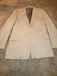 De colección. Abrigo deportivo de lana beige para hombre Hart Schaffner Marx Christian Dior 44L - Imagen 1 de 12