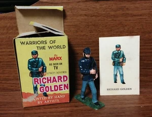 Vintage Marx Warriors Of The World Richard Golden Union Soldier - Picture 1 of 8
