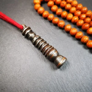 Gandhanra Vintage Tibetan Buddhist Tower Amulet,Stupa Pendant,Pagoda Ritual,2.1" - Picture 1 of 10