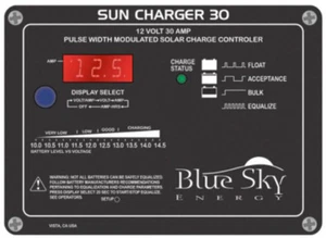 Blue Sky SC30 Energy Sun Charger 30A 12V Solar Charge Controller with Display - Picture 1 of 3