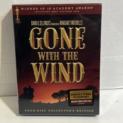 Gone With the Wind (DVD, 2004, 4-Disc Collector’s Edition) Unopened Clark Gable - Image 1 of 2