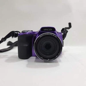 Minolta MN35Z 20MP Digital Camera w/35x Optical Zoom Purple Bridge Camera - Picture 1 of 9