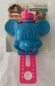 Vintage Disney Minnie Mouse Mickey Mouse & Friends poignet cantine bleu neuf - Photo 1/6