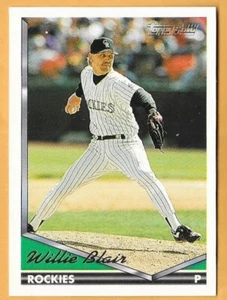 WILLIE BLAIR COLORADO ROCKIES #439 - TOPPS GOLD NM-MT 1994 - Picture 1 of 2