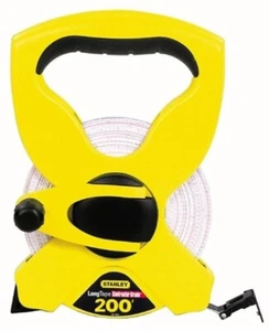 Stanley 200 ft L X 0,5 pulgadas Cinta métrica larga de fibra de vidrio con carrete abierto 1 paquete - Imagen 1 de 1