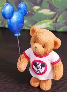 Cherished Teddies Disney Mickey Mouse Club Jeri Teddy Holding Balloon Enesco - Picture 1 of 13