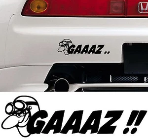 BORDMOTORRAD GAAZ BIKER SCOOTER MOTORRAD 20cmx6,5cm AUFKLEBER STICKER AUTO GA081 - Bild 1 von 1