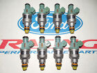 87-93 FORD 5.0 MUSTANG BLUE TOP 24 LB POUND FUEL INJECTORS SET 8 NICE 94-04 OEM