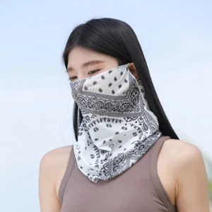 Fashion Breathable Sunscreen Mask For Men Women Summer Face Neck UV Protectio _j - Imagen 1 de 8