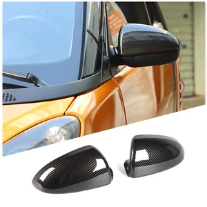 Per Smart Fortwo 2009-2015 copertura specchietto retrovisore esterno ABS modello in fibra di carbonio - Foto 1 di 16
