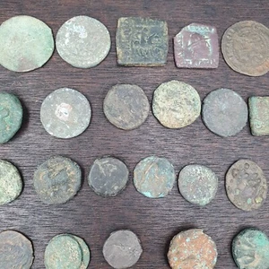 AA ANCIENT GREEK ROMAN BYZANTINE KUSHAN Coin lot - Good QUALITY 50 coins - Picture 1 of 24