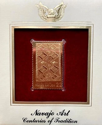 Golden Replicas United States Stamp 1986 Navajo Art Centuries of Tradition - Image 1 of 3