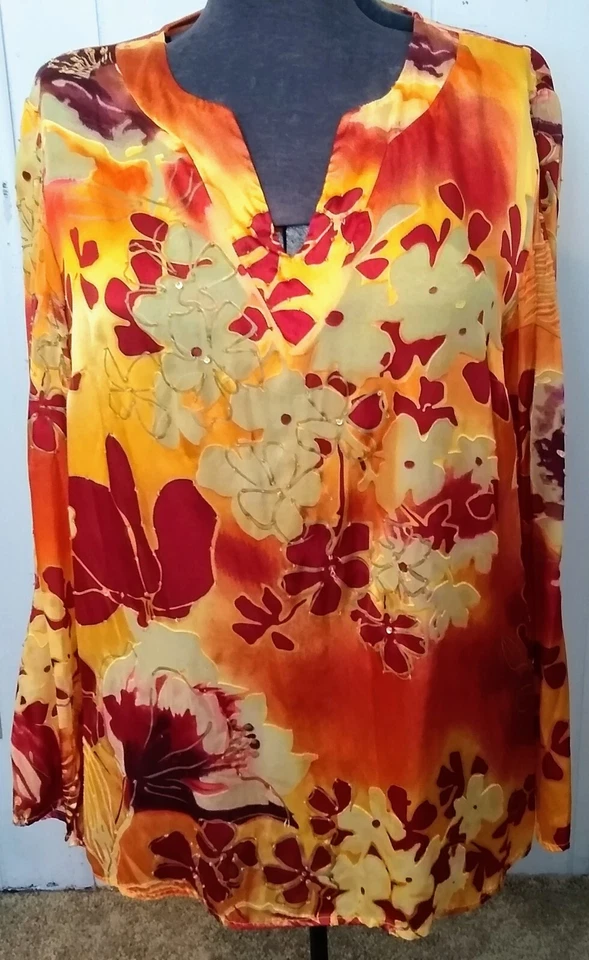 Beautiful Mirasol Blouse LK Nw Sz L - Image 1 of 4
