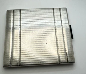 Estuche Art Deco estuche de cigarrillos 835 plata estuche de plata estuche de cigarrillos cigarrillos - Imagen 1 de 5