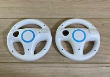 2 x Genuine Official Nintendo Wii Steering Wheel For Mario Kart / Racing Games
