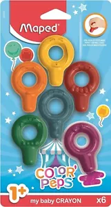 Maped - Color' Peps Baby Wachs Ringe - Packung 6 - Bild 1 von 3
