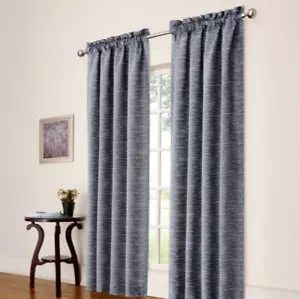 Eclipse Room Darkening Panel Curtain For Windows Doors 84" Winston Smoke 42"x84" - Picture 1 of 5