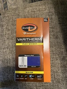 NIB Thermals Champion Duofold Varitherm Flex Women's Pant - XL- Steel Blue - Picture 1 of 3