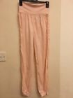 Dance warm up trousers for girls by Mirella in pink size 8-10
