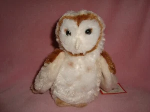 Douglas Cuddle Toy Rafter Barn Owl 7" Plush & Beans w/Tags - Imagen 1 de 6