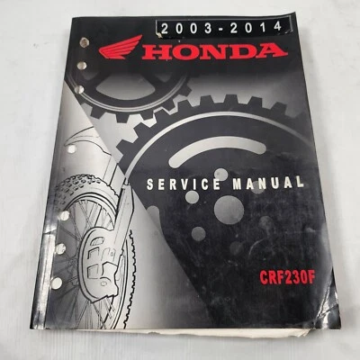Libro manual de reparación de taller genuino Honda 2003-2014 CRF230F CRF230 CRF 230 Foto 1 de 4