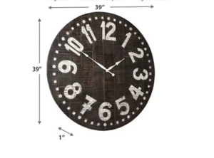 Awesome for Great Room or Living Room Large Wall Clock - Picture 1 of 2