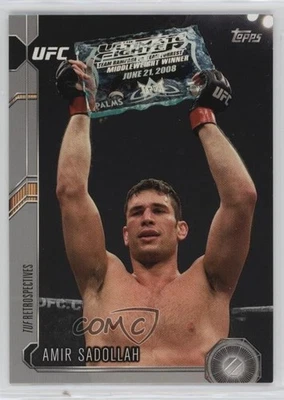 2015 Topps UFC Chronicles Silver Amir Sadollah #67 - Image 1 of 2