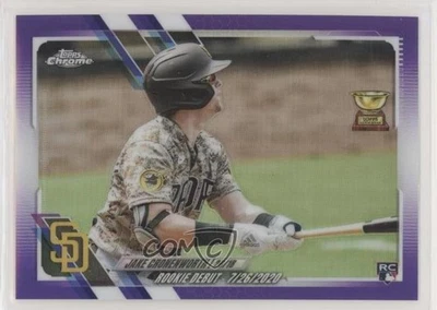 2021 Chrome Update Target Debut Purple Refractor Jake Cronenworth Rookie RC - Image 1 of 2