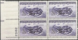 U.S. Scott #925, P.B. of 4, WWII Philippine Resistance on Corregidor, VF, MNH - Picture 1 of 2