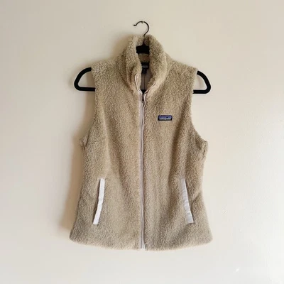 Patagonia Tan Los Gatos Sherpa Full Zip Vest Medium Gorp Gorp Core Outdoor - Image 1 of 4