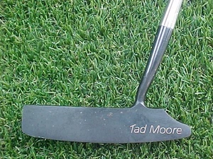 Vintage Tad Moore Professional Black Milled Putter 34 1/2" RH used Golf Club - Picture 1 of 9