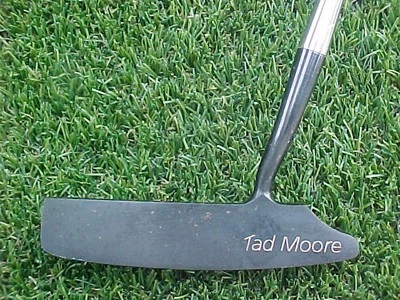 Vintage Tad Moore Professional Black Milled Putter 34 1/2" RH used Golf Club - Image 1 of 4