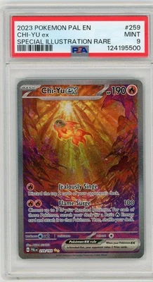 2023 POKEMON PAL EN-PALDEA EVOLVED SPECIAL ILLUSTRATION RARE CHI-YU EX PSA 9 - Image 1 of 2