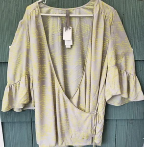 Camisa envolvente Melissa McCarthy Seven 7 talla grande 1X  - Imagen 1 de 7