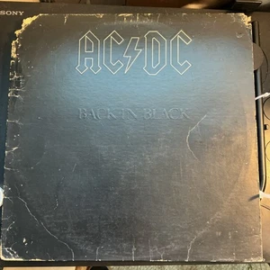 AC/DC 33RPM “Back in Black” 1980 80s Hard Rock 12” LP Vinyl Album *Please Read* - Picture 1 of 4