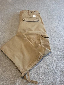 Pantalones cargo American Eagle ajustados vividos para hombre 30 x 32 (30x29 real) bronceado flexible - Imagen 1 de 20