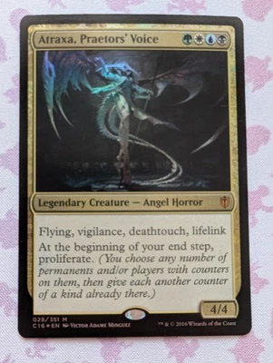 Light Play x 1 Atraxa, Praetors' Voice - Foil Commander 2016 - Image 1 of 2