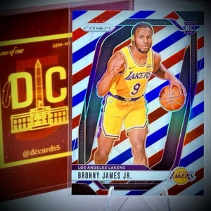 2024-25 Panini Prizm Bronny James Jr. #243 Red White Blue Prizm Rookie RC Lakers - Picture 1 of 2